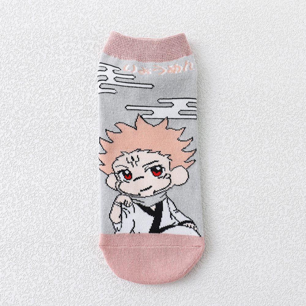 Vớ Thuyền In Hình Nhân Vật Anime Jujutsu Kaisen Đáng Yêu Dùng Làm Quà Tặng Halloween