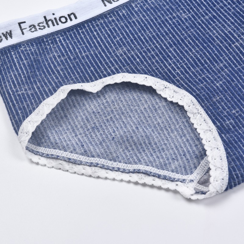 Quần Lót Cotton Lưng Vừa Nhiều Màu Thời Trang Cho Nữ