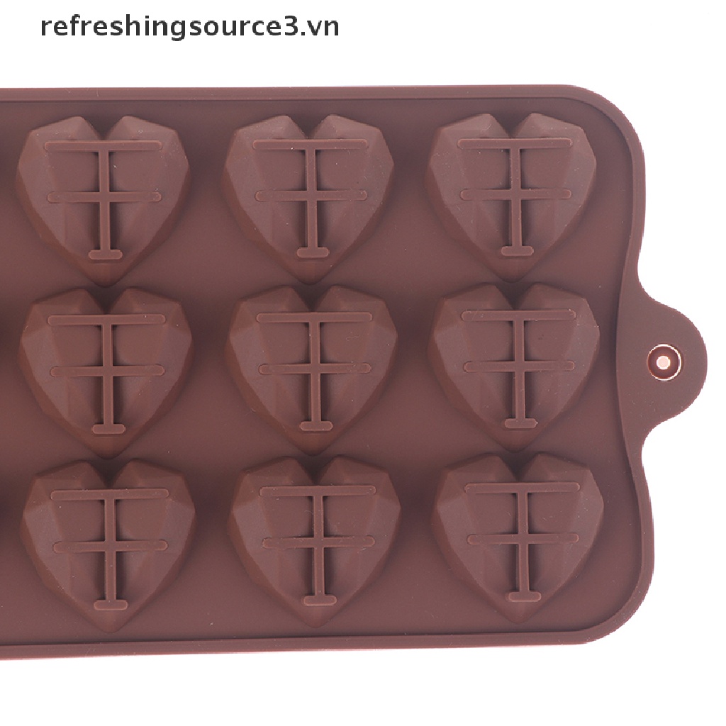 Khuôn silicone Hình Trái Tim Mini Xinh Xắn