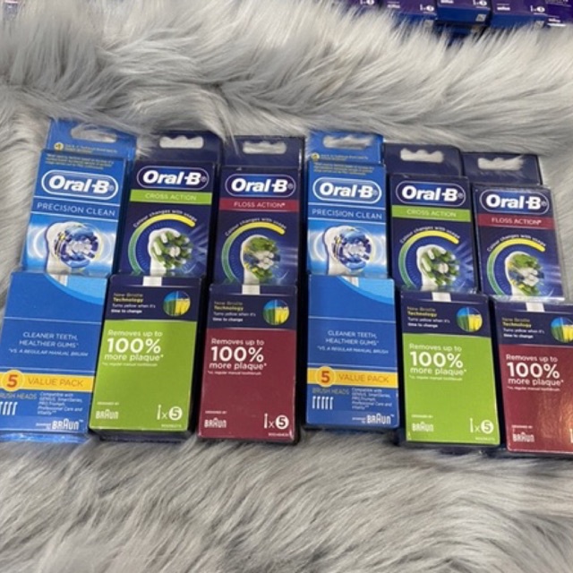 Set 5-Set 6 Đầu Bàn Chải Điện Oral-B Precision Clean
