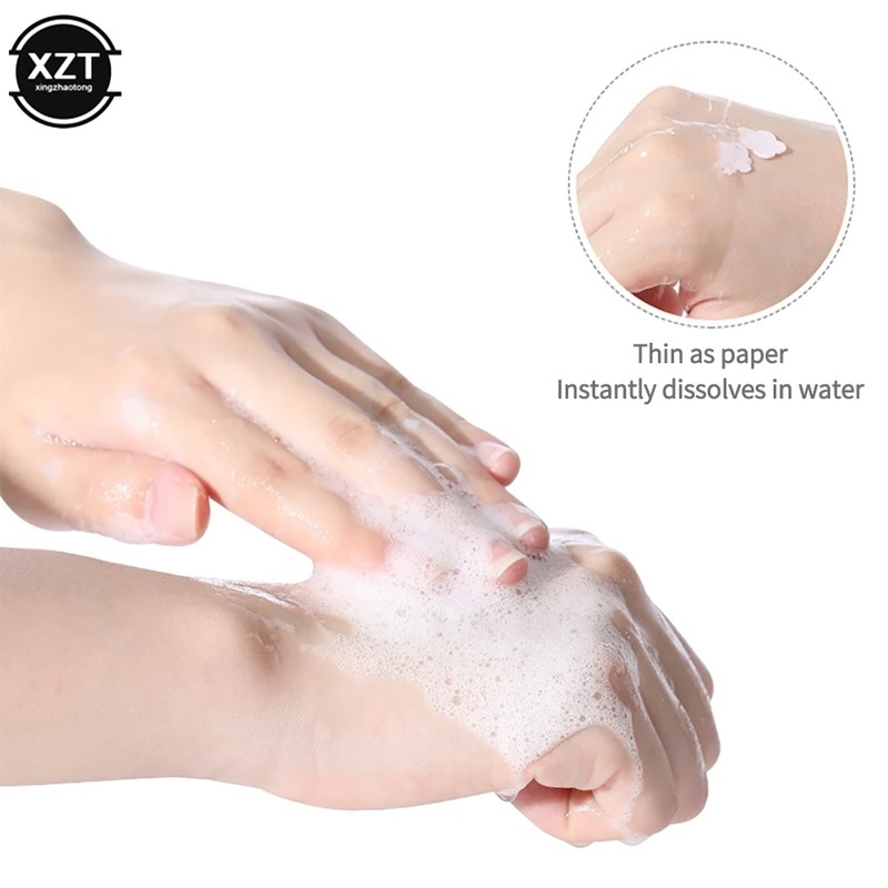 Xà Phòng Giấy Dùng Một Lần Hỗn Hợp Thiết Kế Nhỏ Gọn Tiện Dụng