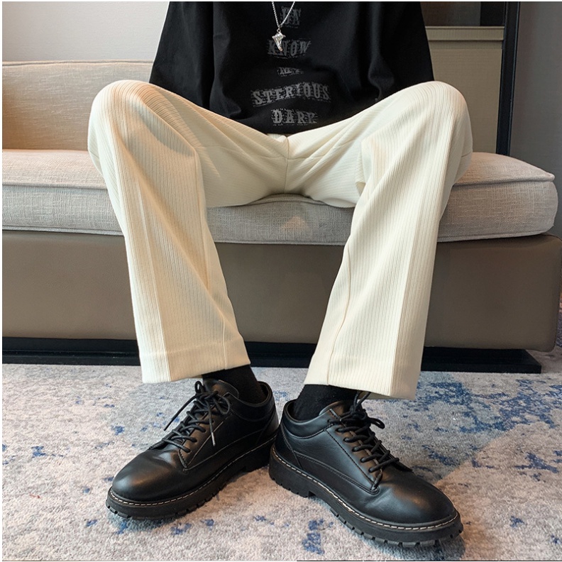 Quần Tây Ống Đứng Phong Cách Hàn Quốc Thanh Lịch Cho Nam