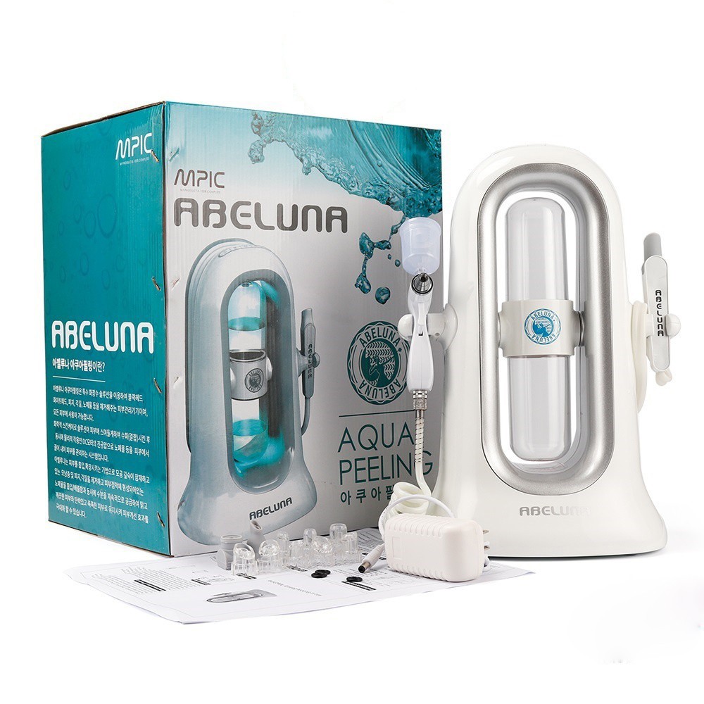 Máy Chăm Sóc Da Cao Cấp AQUA PEEL ABELUNA 2020 Hàn Quốc-Hút Mụn, Vệ Sinh Da, Dưỡng Da