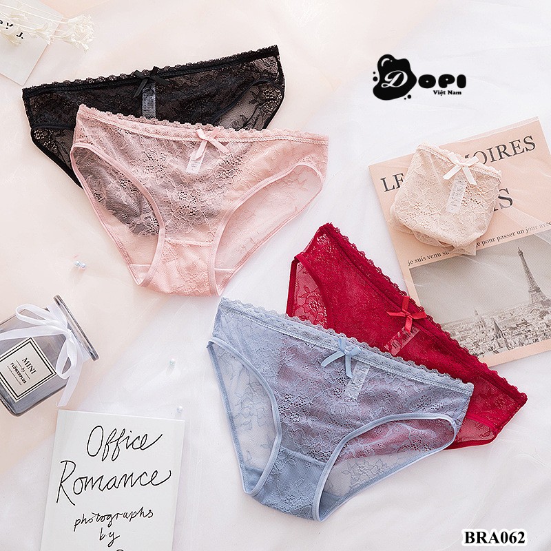 (BRA062) Quần lót nữ quần chíp nữ đồ lót gợi cảm sexy chất liệu ren cao cấp