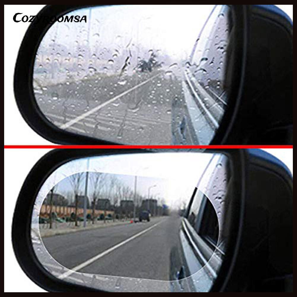 Set 2 miếng dán kính chiếu hậu chống thấm nước tiện dụng cho xe hơi