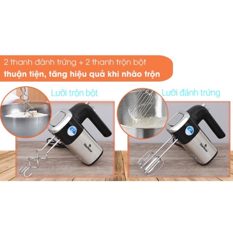 Máy đánh trứng Bluestone HMB-6338 (400W) Mới 100% - Bảo hành chính hãng 24 tháng