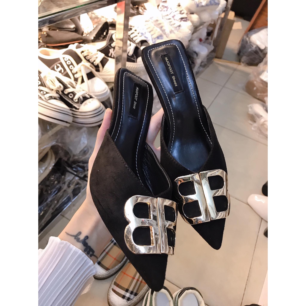 Guốc Balen chữ BB vàng