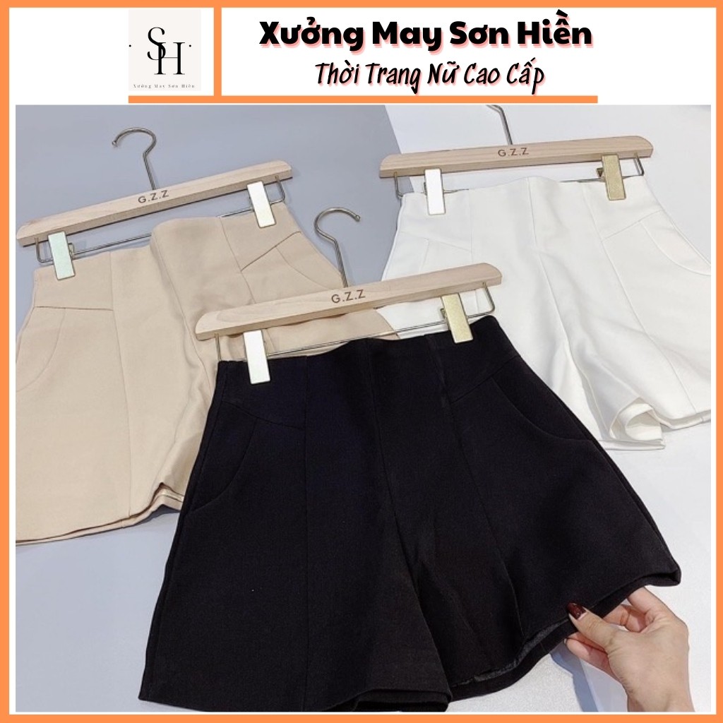 Quần short cạp cao Xưởng may Sơn Hiền MS35