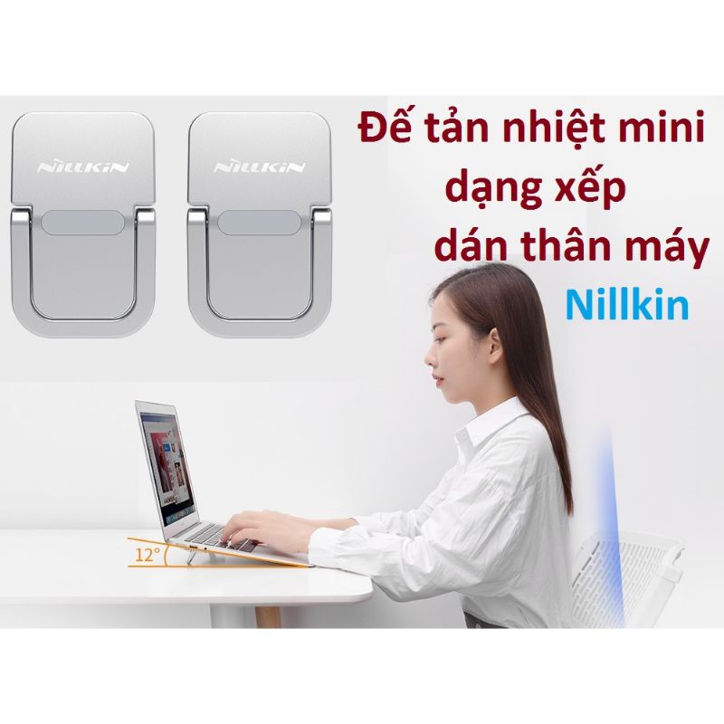 Đế tản nhiệt mini dạng xếp dán thân máy NillKin Bolster Portable Stand