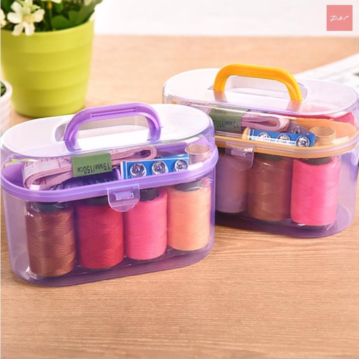 Hộp kim chỉ đa năng đầy đủ phụ kiện