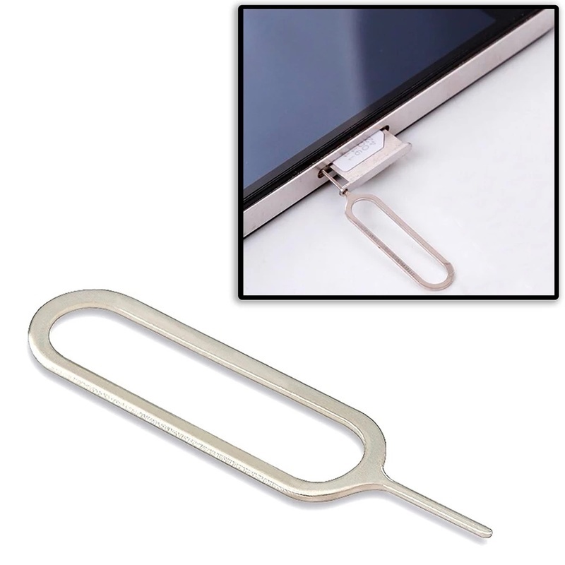 Set 10 Dụng Cụ Hỗ Trợ Gắn Sim Điện Thoại / Khay Mở Bằng Kim Loại Cho Huawei Xaiomi