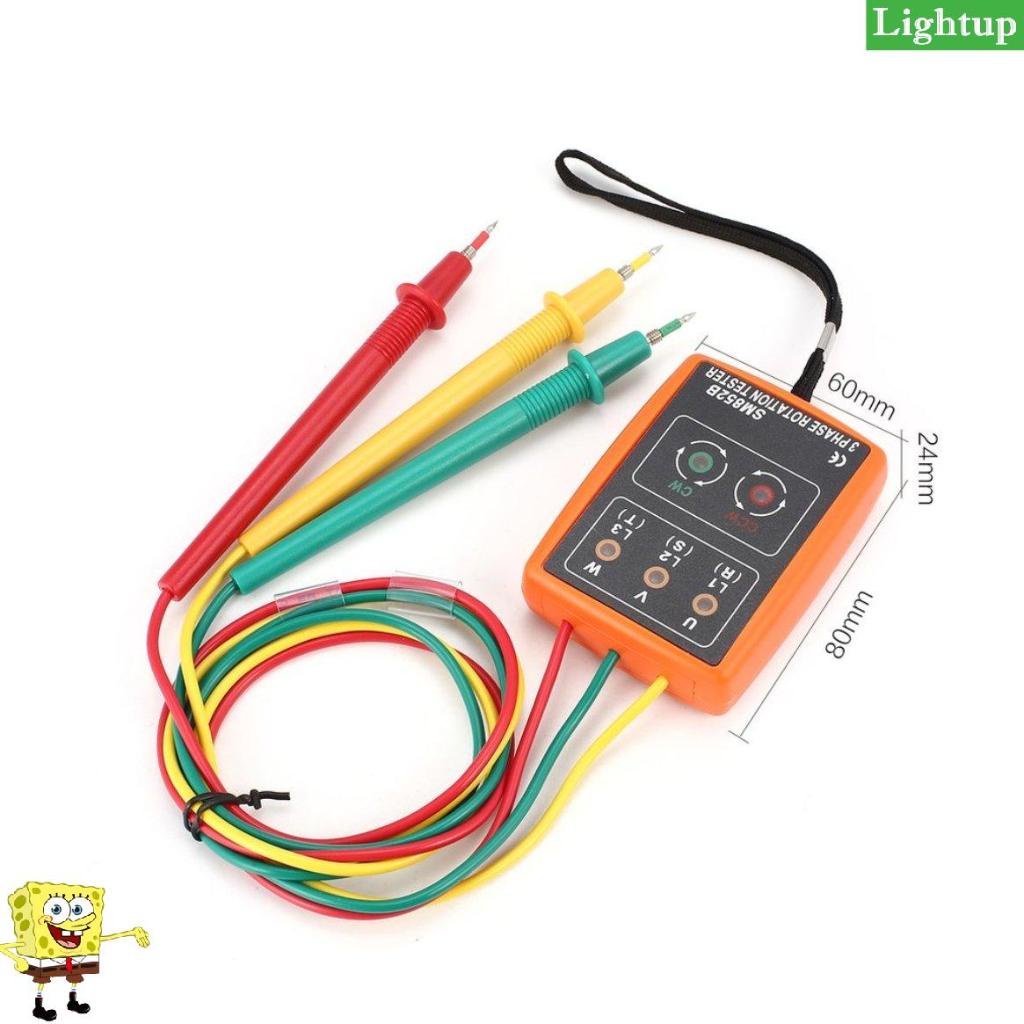 SM852B Máy đo tuần tự quay 3 pha Máy dò máy đo 60V-600V