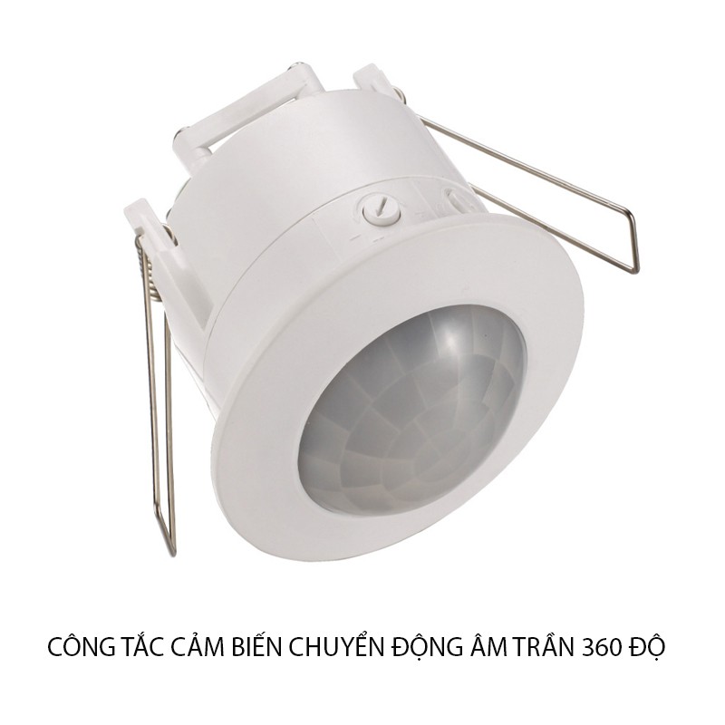 Công tắc cảm biến chuyển động hồng ngoại P004 âm trần 360 độ D76