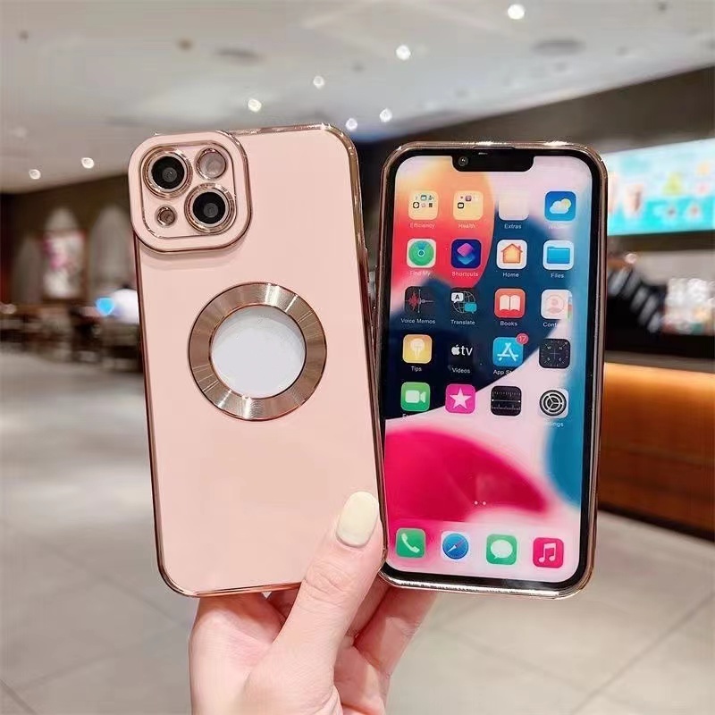 Ốp Điện Thoại iPhone 13 12 11 Pro max case ốp lưng điện thoại i phone 13 12 promax Silicon Trong Suốt In Logo Sang Trọng Cho iPhone 13 12 11 Pro Max XR XS X 7 8 Plus