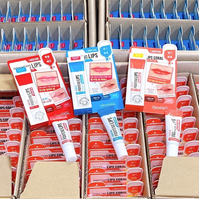 Son Dưỡng Môi Mediheal Khử Thâm, Dưỡng Ẩm môi khô nứt nẻ, thâm, bợt màu, nhợt nhạt Labocare Panteno Lips 10ml