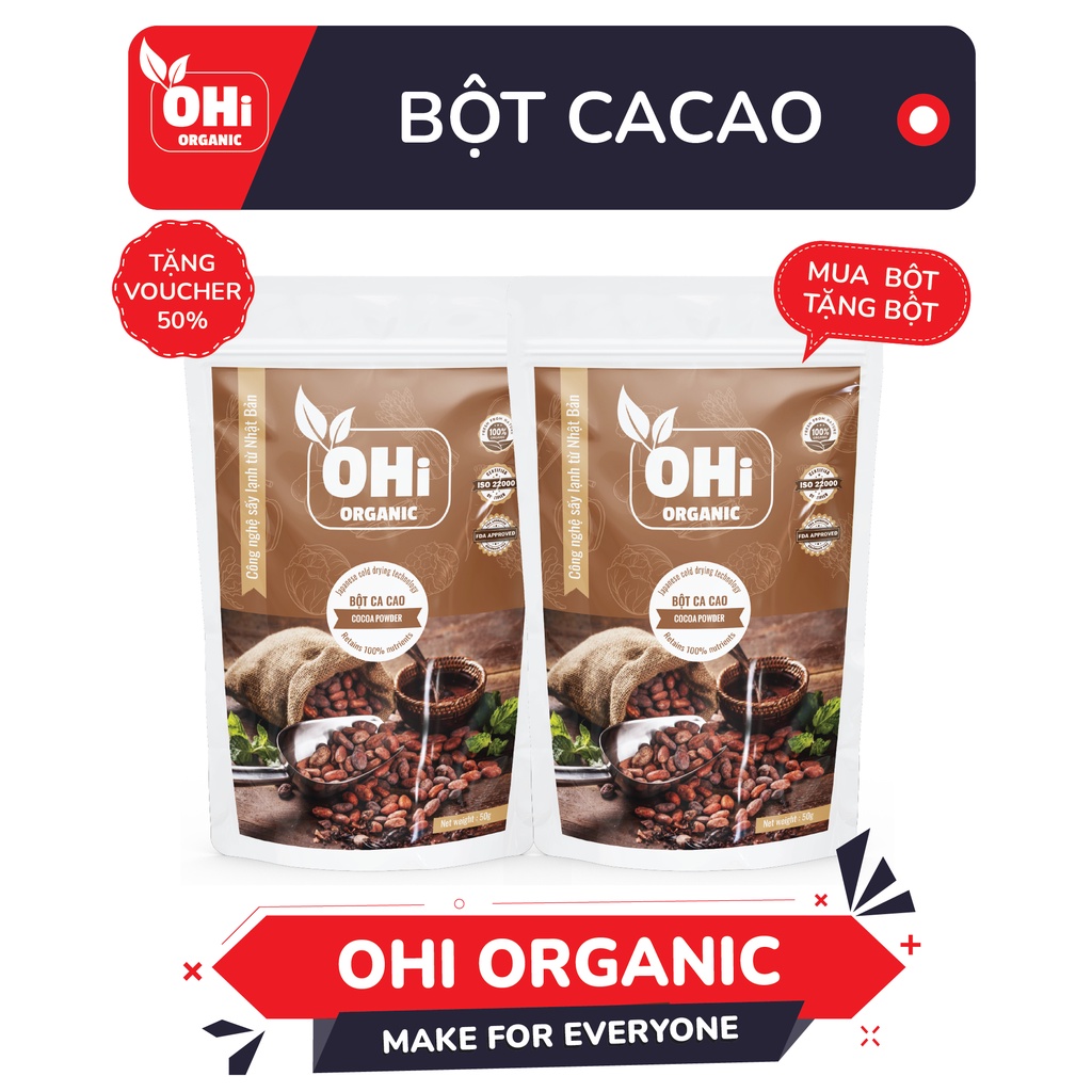 Bột cacao nguyên chất, Bột không đường, hỗ trợ ăn kiêng, từ 100% cacao nguyên chất