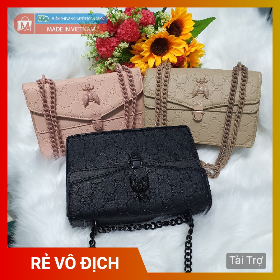 Túi Xách Nữ ❤️FREESHIP❤️ Túi xách 𝗢𝗡𝗚 𝗚𝗖 full xích thời trang sang trọng - Hàng 𝗤𝘂𝗮̉𝗻𝗴 𝗖𝗵𝗮̂𝘂 cao cấp