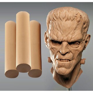 Đất sét Sáp dầu Công nghiệp nặn tượng điêu khắc đất sét làm khuôn mẫu màu NÂU