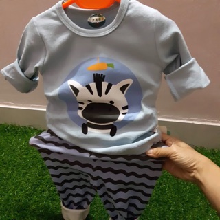 Combo 6 bộ cotton bé trai