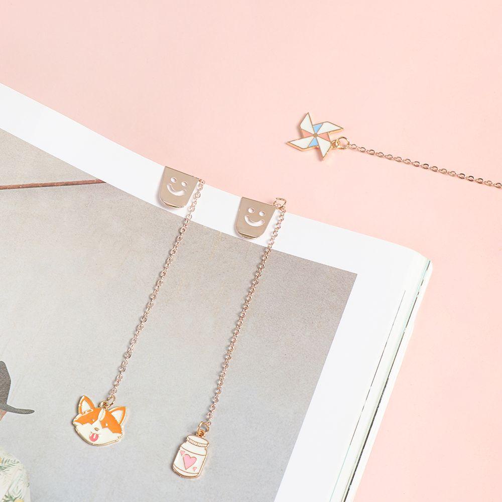 PISTA Kẹp Đánh Dấu Trang Sách Hình Nhân Vật Hoạt Hình Dễ Thương