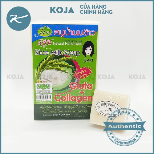 Xà Phòng Cám Gạo Thái Lan JAM RICE MILK SOAP 65gr