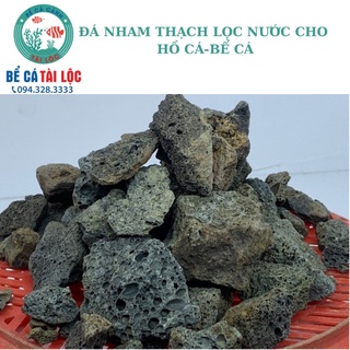 500g đá nham thạch - vật liệu lọc cho bể cá ,hồ cá