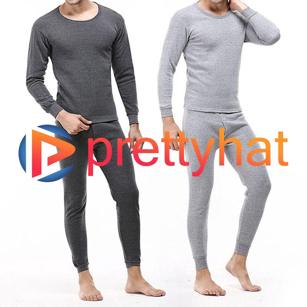 Bộ quần áo ngủ dài tay giữ nhiệt cho nam giới PRET