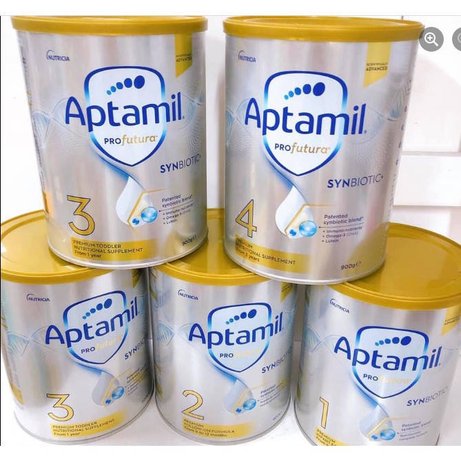 [MẪU MỚI 2021]Sữa Aptamil Profutura 1,2,3,4 hộp 900gr
