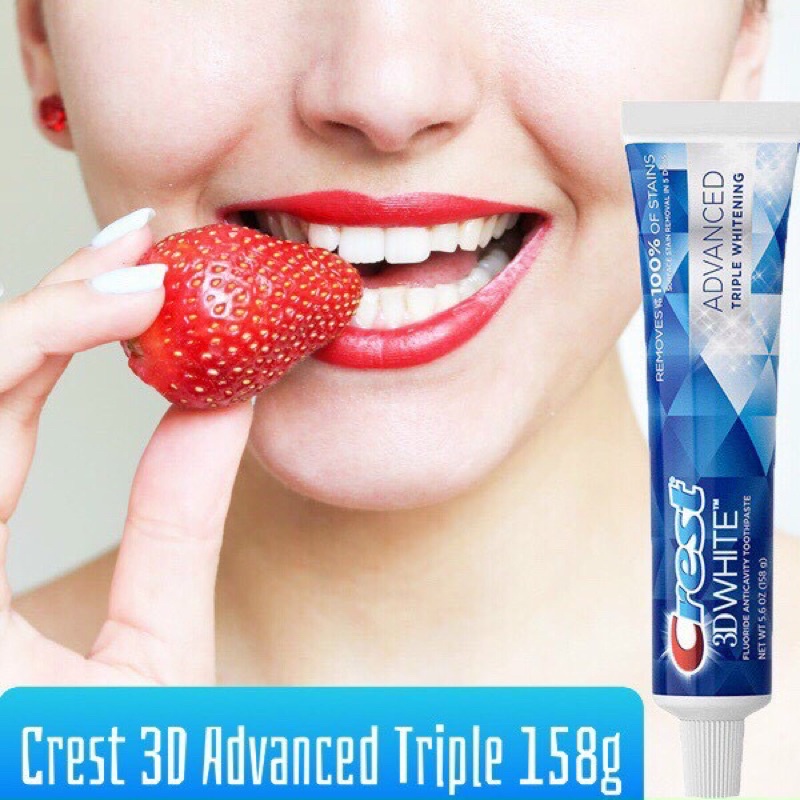 💙💎  Kem đánh răng Crest 3D White Advanced Whitening 147g — đem đến cho bạn nụ cười toả nắng💎💙