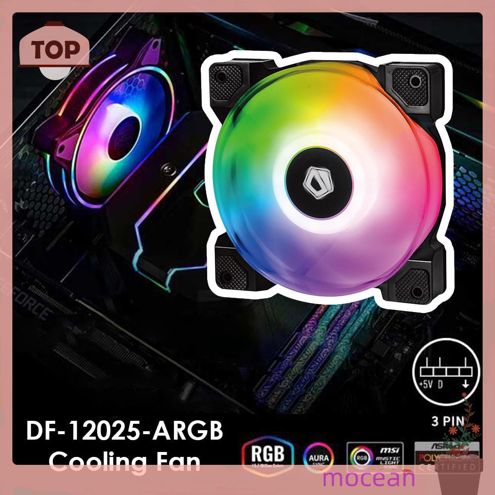 Quạt Tản Nhiệt Mocean Df-12025-Argb Pwm Pc 120mm Màu Rgb