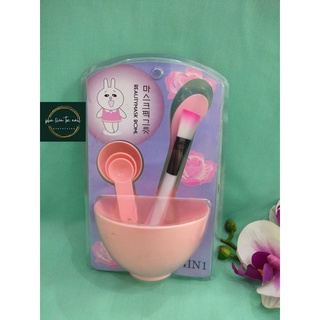 Bộ dụng cụ dùng để pha bột đắp mặt nạ - Trường Thọ, TĐ
