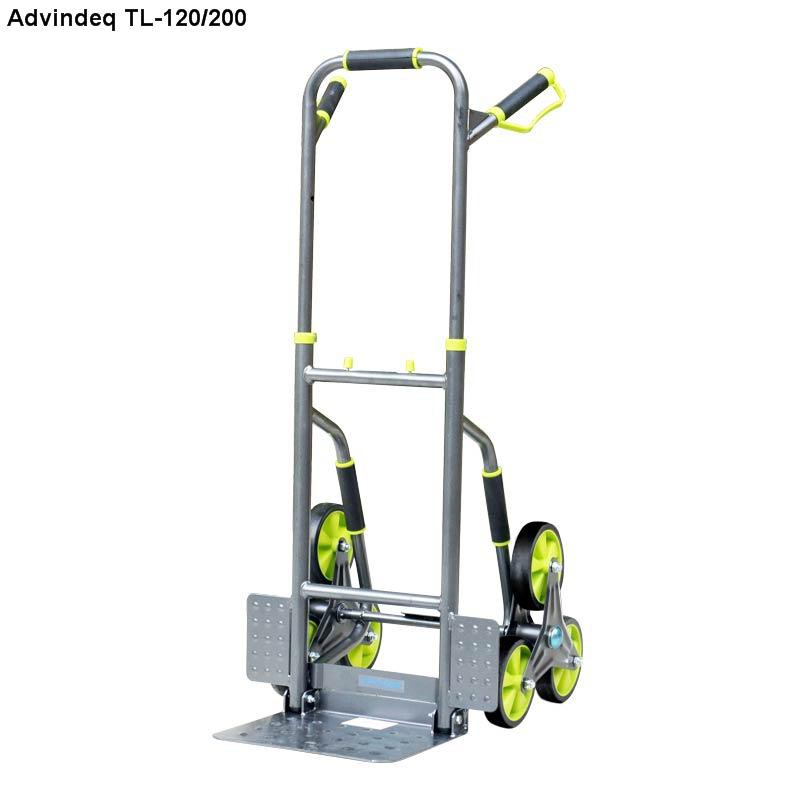 Xe đẩy hàng kéo hàng leo cầu thang rút gọn 6 bánh chở hàng 120kg- 200kg nhập khẩu giá rẻ ADVINDEQ TL-120/200 BH 1 năm