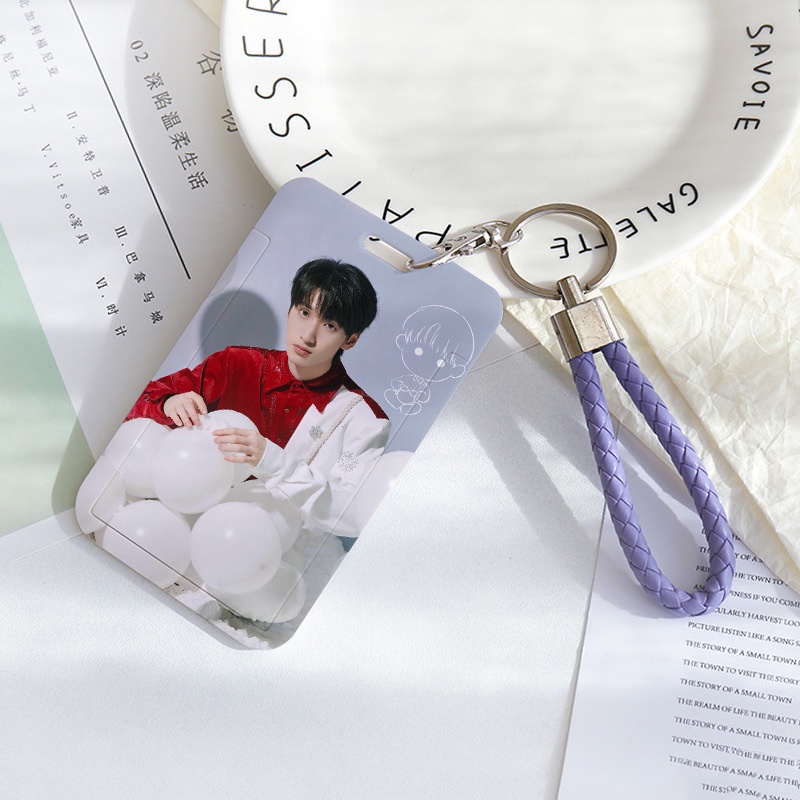 Xiaozhan Wangyibo TNT Teens in Times Dilraba Lu Han Jackson Wang TFBOYS Yangzi Yangchaoyue Lanyards Card HOLDER