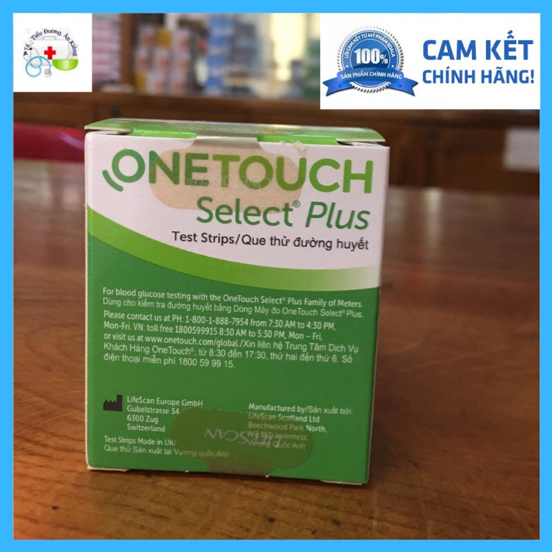 One Touch Select Plus - Que thử đường huyết One Touch Selec Plus