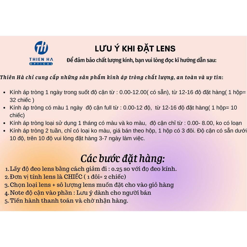 Kính áp tròng mềm THIÊN HÀ OPTICAL 2 tuần không màu trong suốt  êm mắt độ ẩm cao cận đến 12 đô SEED số 1 Nhật Bản