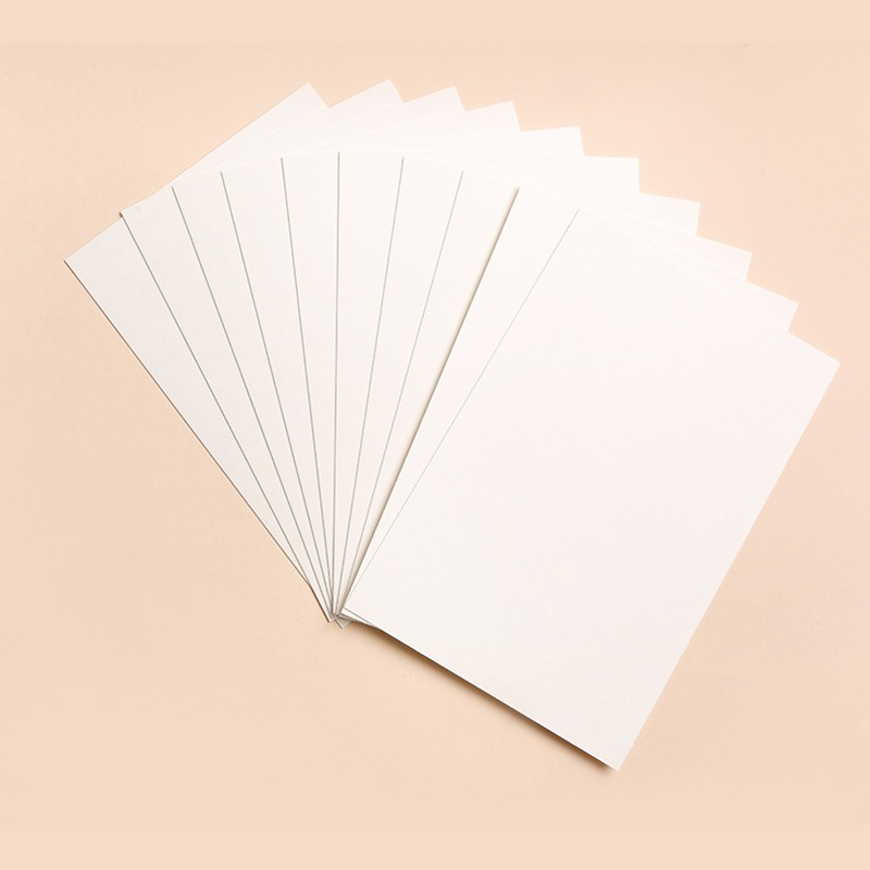 Thẻ Giấy Kraft Trống 3 Màu Trắng Đen Đỏ Dùng Để Viết Thông Tin