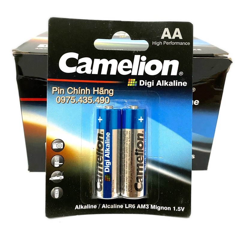 Pin AA Camelion Digi Alkaline Chính Hãng Vỉ 2 viên