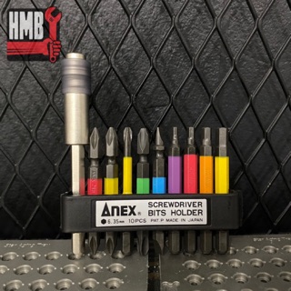 BỘ 9 MŨI VÍT VÀ CÂY NỐI ANEX NO.ACMH9-E