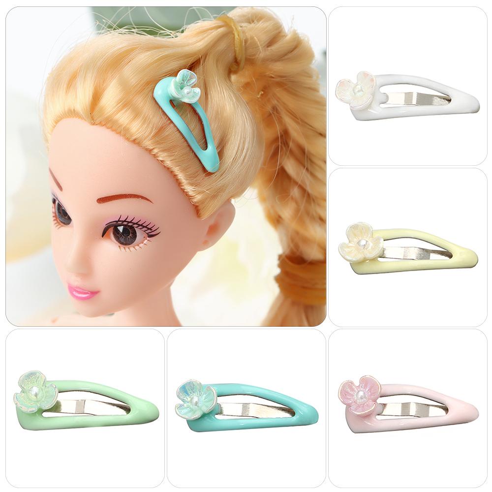 Set 5 Kẹp Tóc Hình Búp Bê Dễ Thương Cho Bé Gái