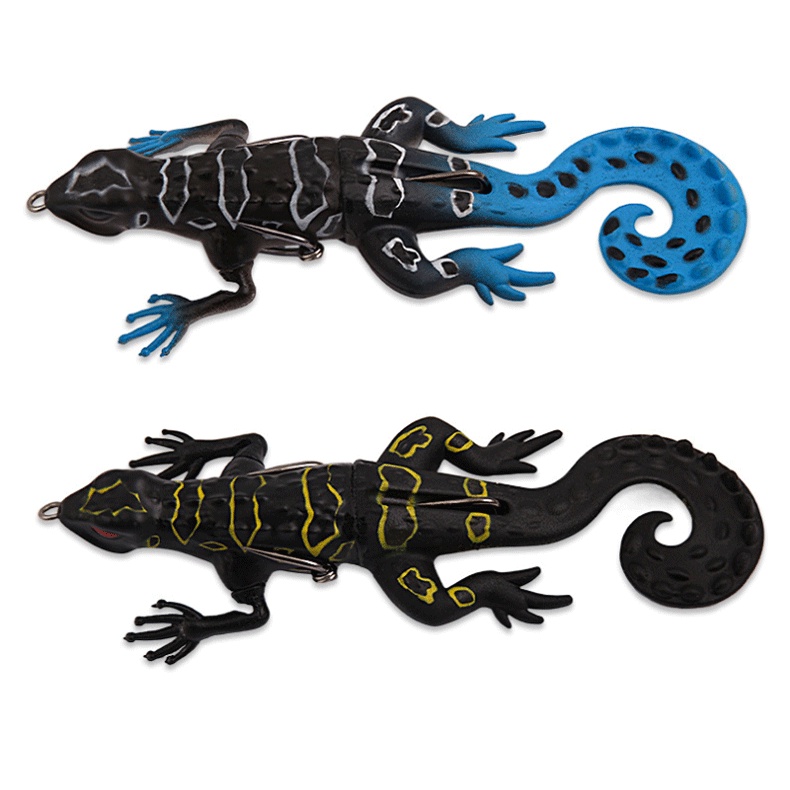 Mới Mồi Câu Cá Hình Thằn Lằn Bằng Silicon 13.5cm 21g