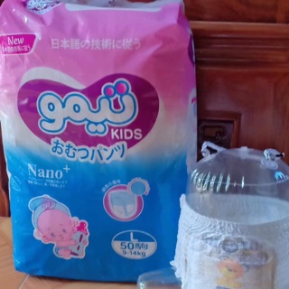 Bỉm quần goukids xuất nhật combo 100 miếng đủ size 100m, 100l, 100xl,