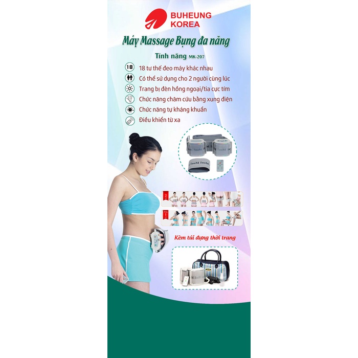 Máy massage bụng Buheung MK-207