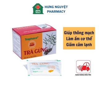 Trà gừng Traphaco10 túi cốm/3g/1túi Giúp làm ấm cơ thể
