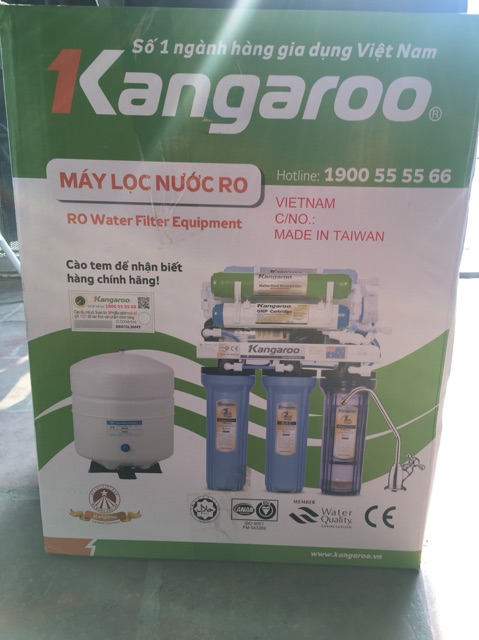 Máy lọc nước kangaroo 8 lõi KG108 KV