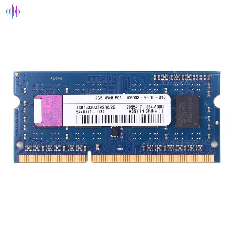 Thẻ nhớ Ram DDR3 2GB 1RX8 PC3-10600S 1333Mhz 204Pin 1.5V cho laptop Intel AMD