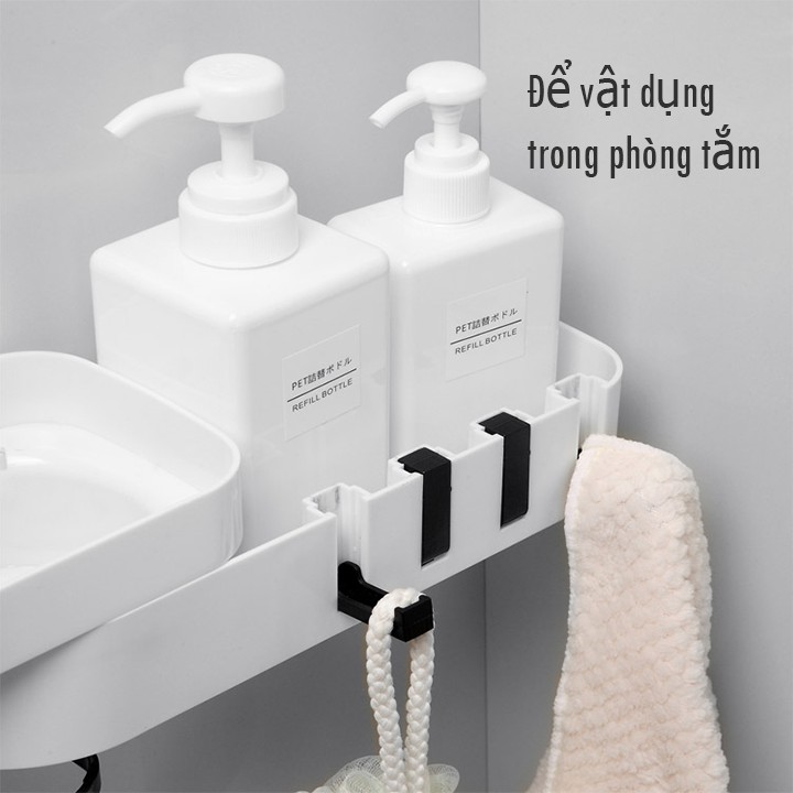 KỆ XOAY DÁN TƯỜNG ( ĐỂ ĐỒ PHÒNG TẮM, PHÒNG BẾP…) 00253