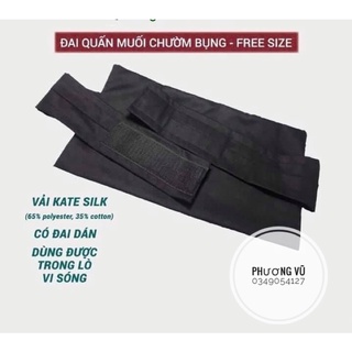 Đai quấn muối thảo dược chườm bụng sau sinh cho phụ nữ