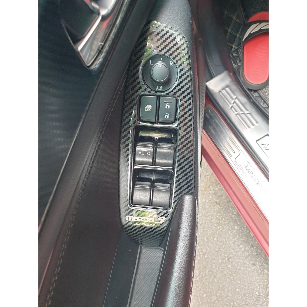 Ốp Nội Thất Xe Mazda 3 2018-2019 Mẫu Vân Carbon Cao Cấp Nhất Thị Trường