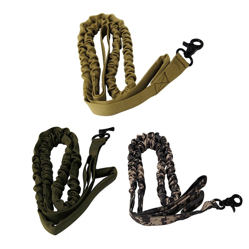 yal❤ Nylon 1000D Tactical Military Police Dog Training Leash Elastic Pet Collars