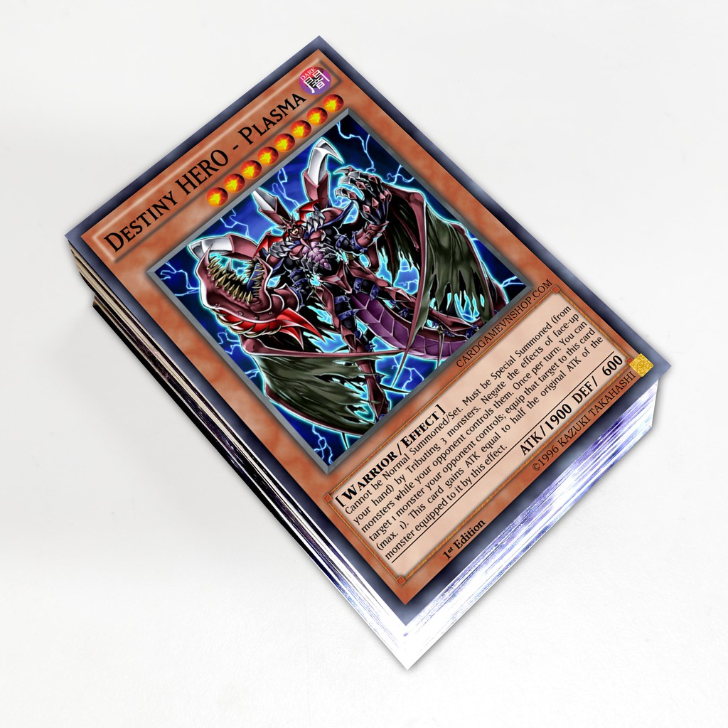Bài Yugioh ❤️FREESHIP❤️ Thẻ bài Yugioh D-HERO Edo Phoenix deck 54 lá